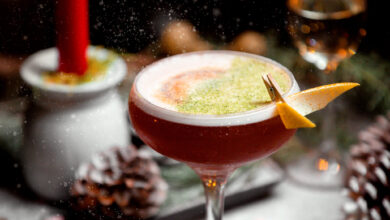 amazing cocktail on the table