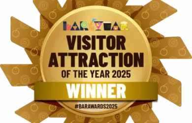 Award badge for Visitor Attraction of the Year 2025