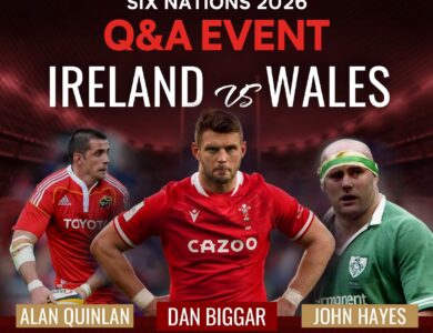 Rugby legends to host Six Nations 2026 Q&A event for Ireland vs Wales fans.